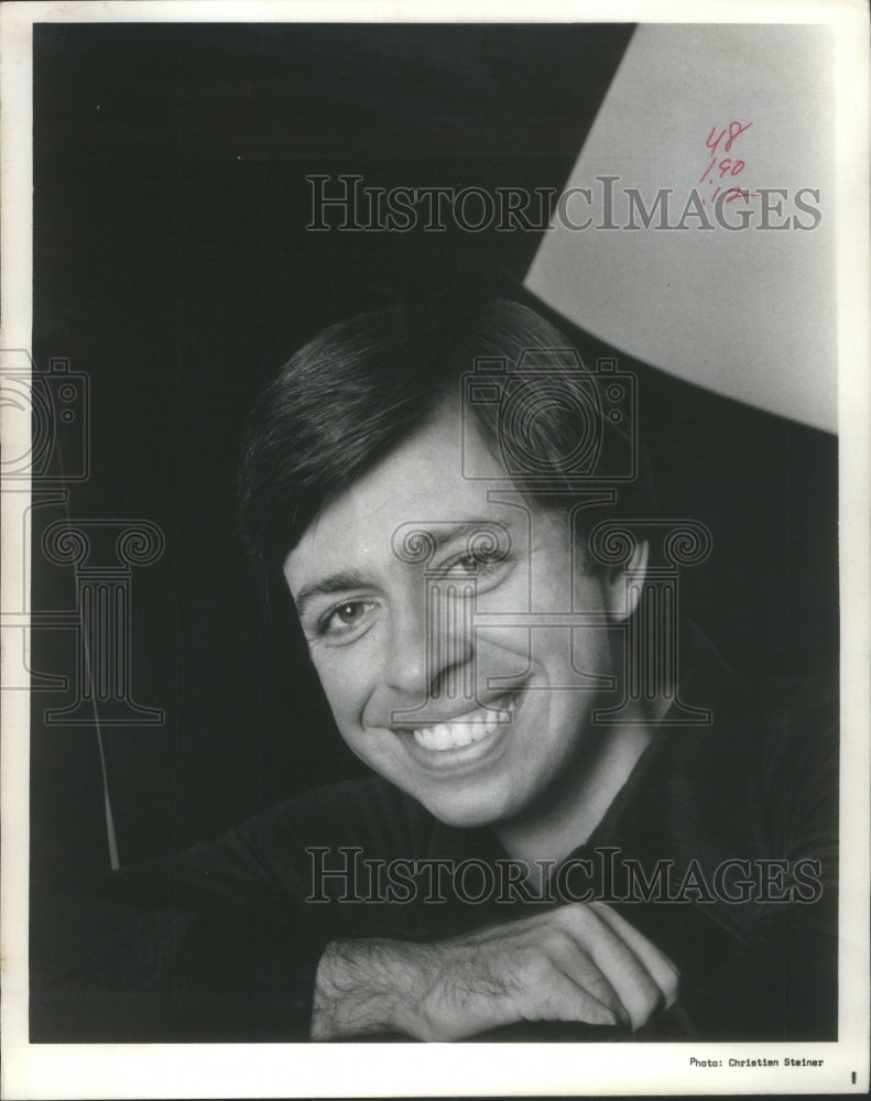 1974 Press Photo Pianist Francisco Aybar Promo Picture- RSA08973 - Historic Images