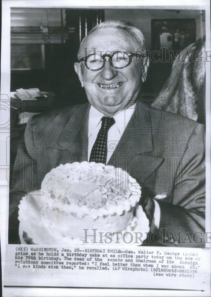 1956 Walter Franklin George Georgia Senator - Historic Images