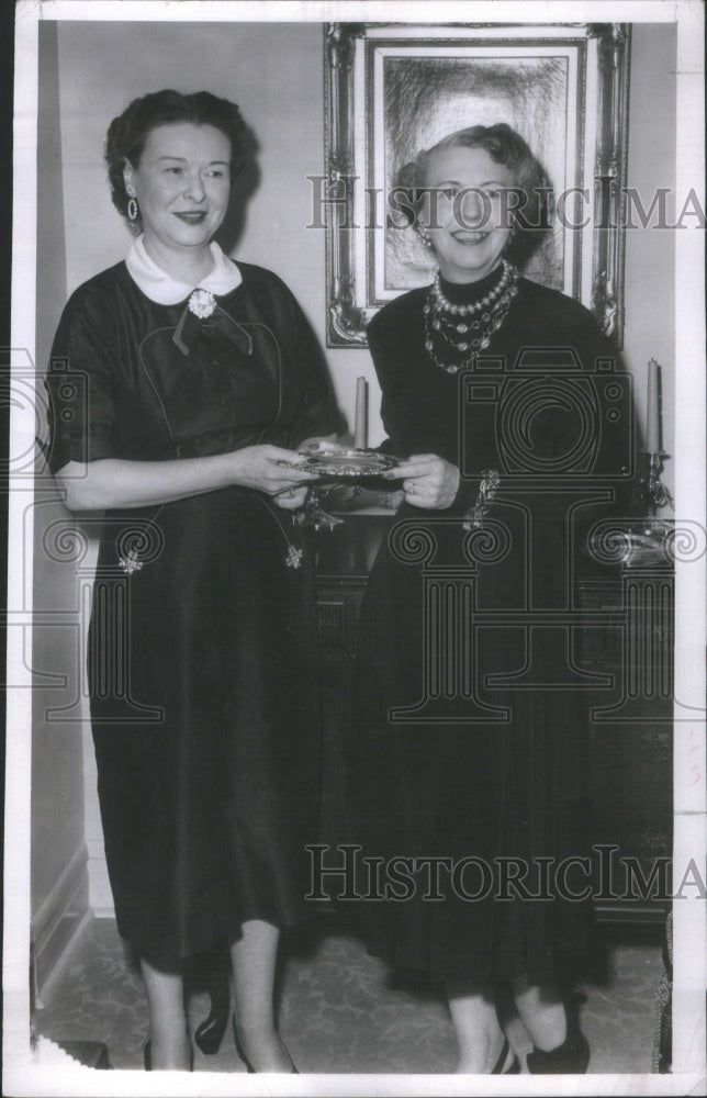 1955 Press Photo Mrs. William Glass Central City Operal - Historic Images