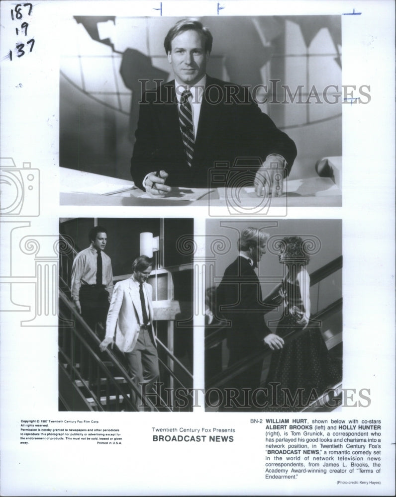 1988 Press Photo William McGill Hurt film actor Star- RSA09303 - Historic Images