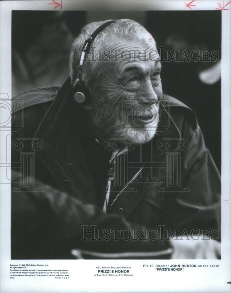 1985 Press Photo John Huston American Director Screenwr - Historic Images