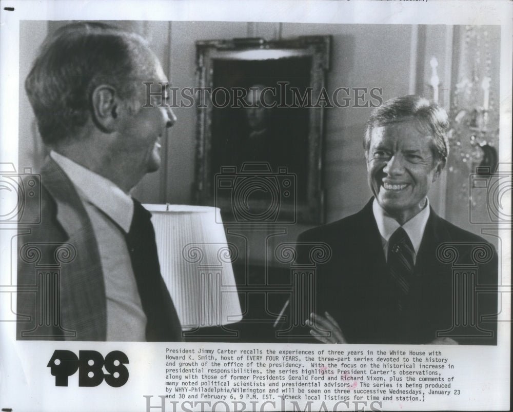 1980 Press Photo Jimmy Carter President Television Reca- RSA09517 - Historic Images