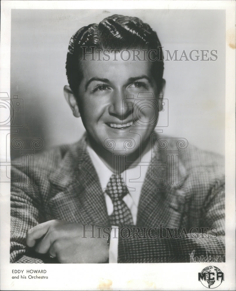 1961 Press Photo Elitch Bandleader Eddy Howard - Historic Images