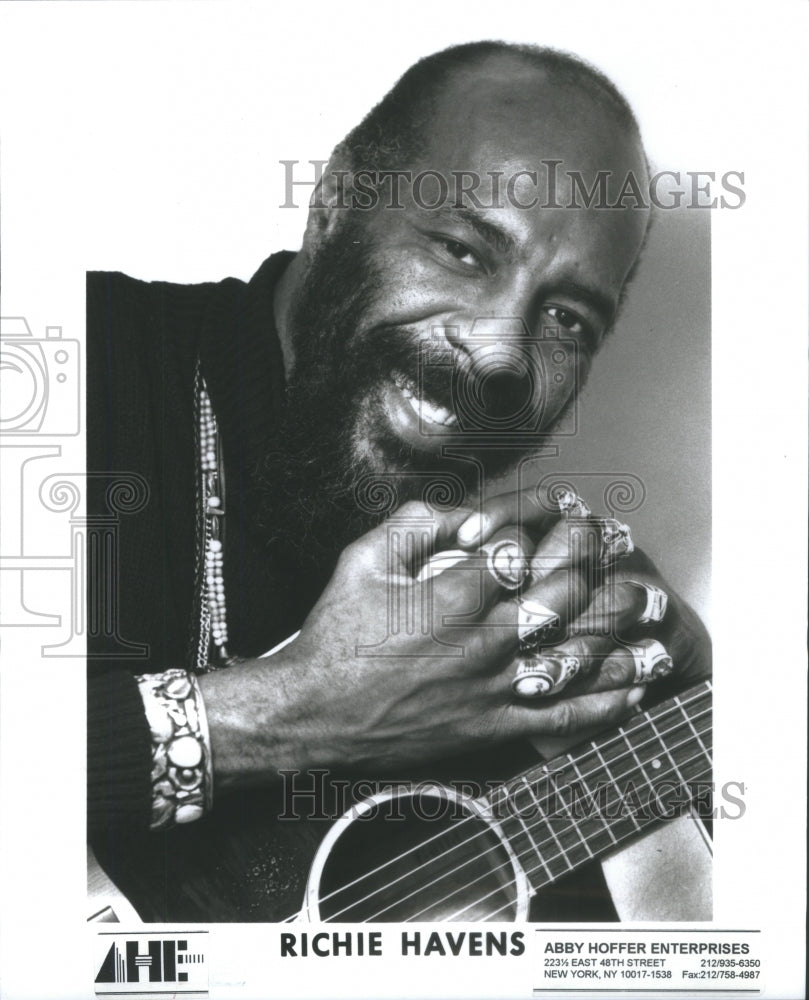 1998 Richie Havens African American folk si - Historic Images