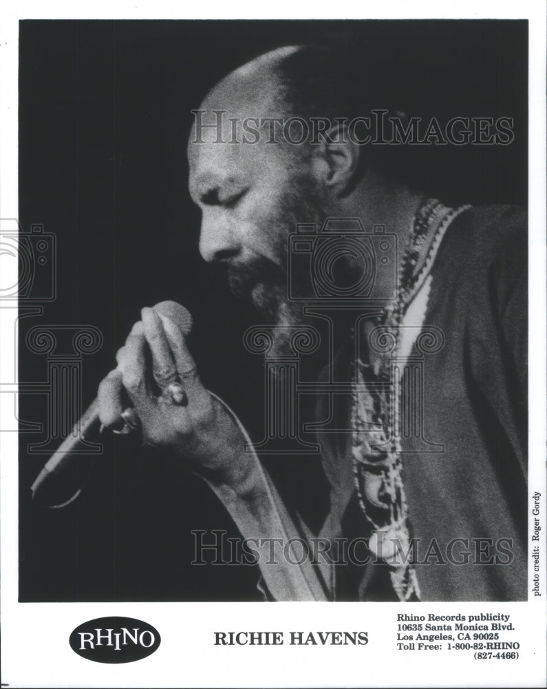 1993 Press Photo Richie Havens Rhino Records Singer- RSA09771 - Historic Images