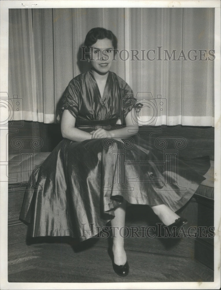 1954 Press Photo Marie Palms Thurber Douglas Nelson- RSA09875 - Historic Images