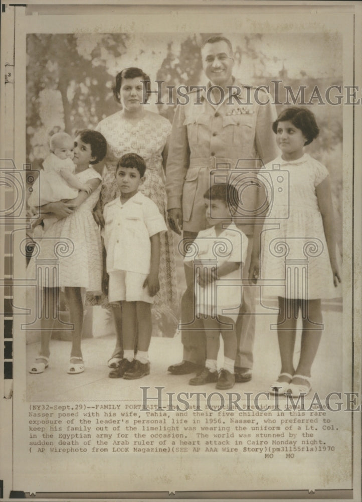 1970 Egyptian President Gamal Abdel Nasser-Historic Images