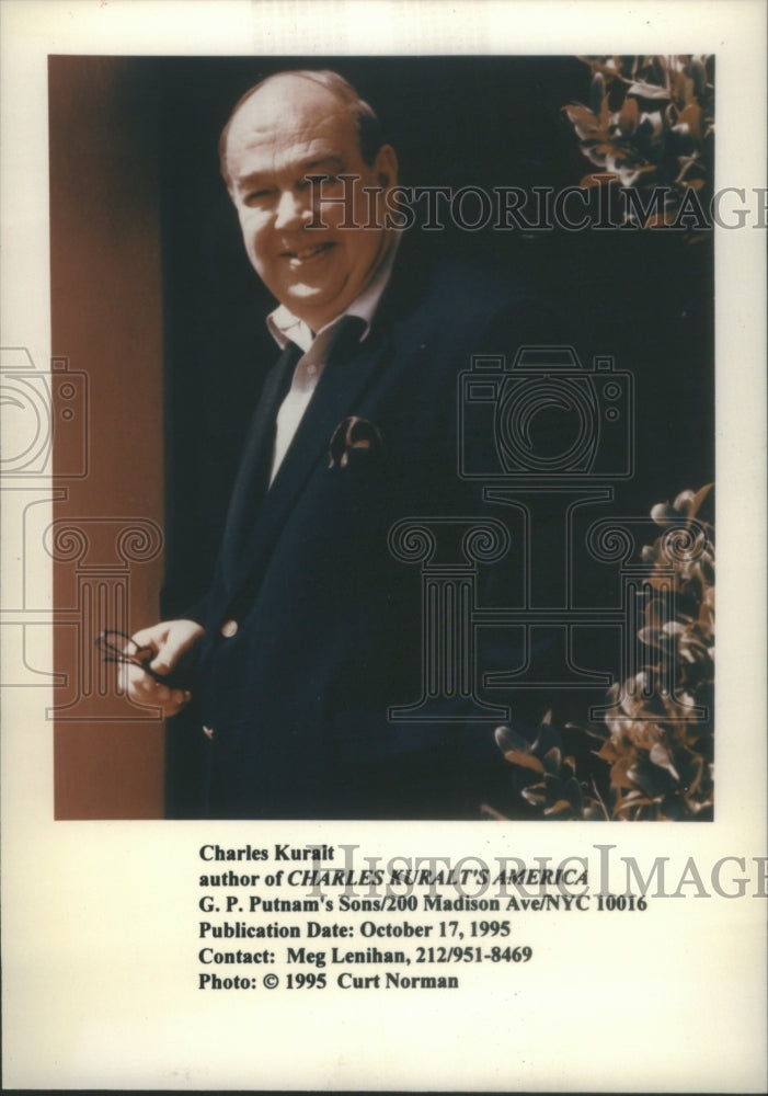 1995 Charles Kuralt author writer journalis - Historic Images