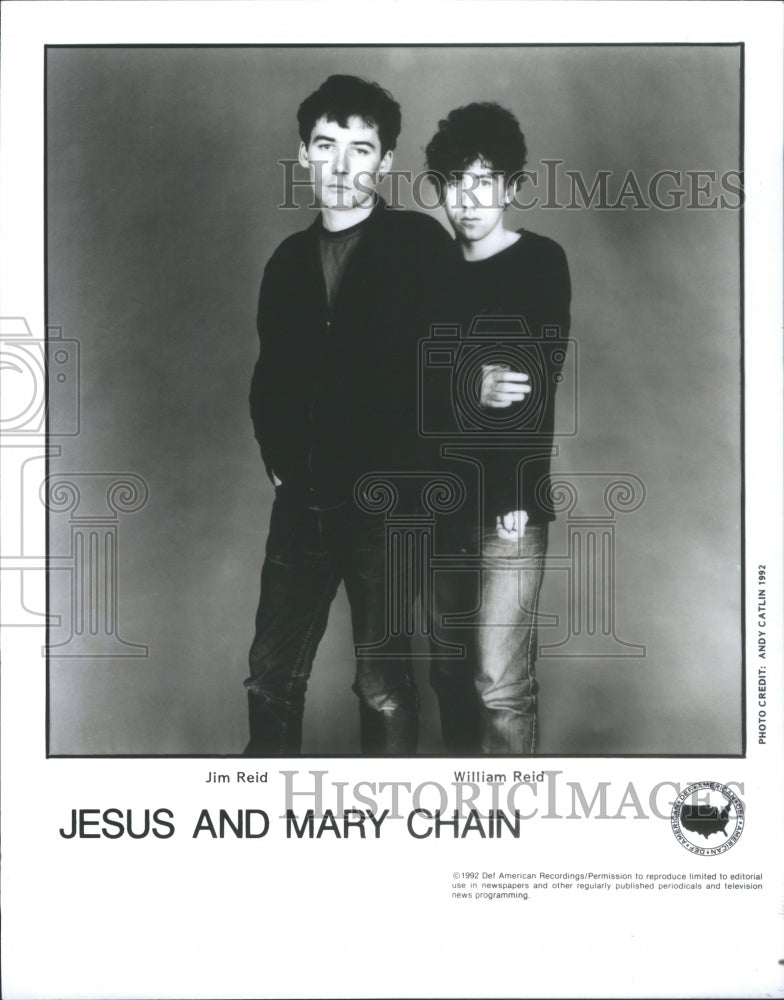 1992, The Jesus and Mary Chain Scottish Rock- RSA10701 - Historic Images