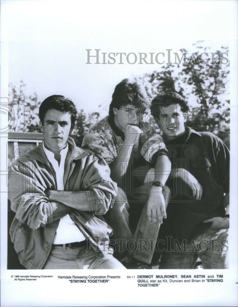 1990 Dermot Mulroney Sean Astin Tim Quill S - Historic Images