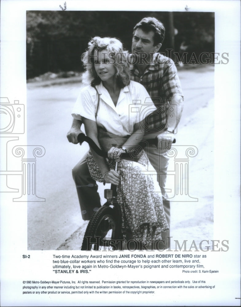 1990 Press Photo Stanley &amp; Iris Motion Picture Play- RSA10825- Historic Images