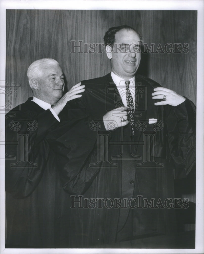 1960 JUDGE NATHAN KAUFMAN  CHESTER P.O&#39;HARA-Historic Images