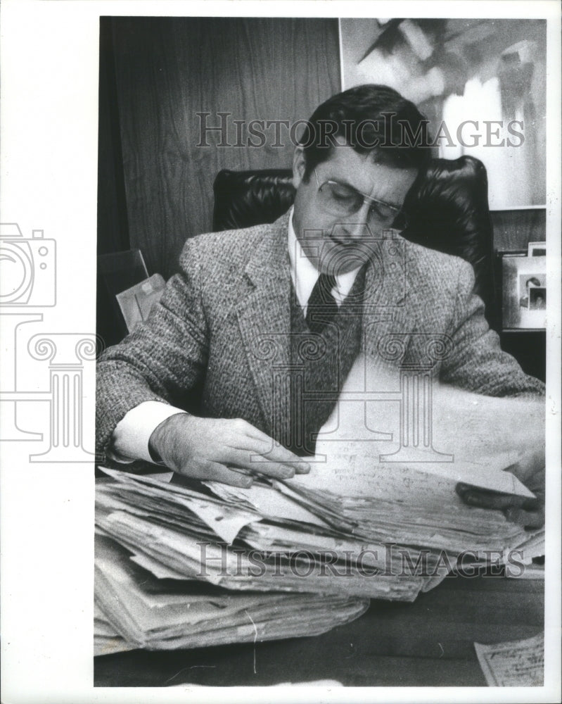 1980 Dearborn Michigan Attorney Noel Keane - Historic Images