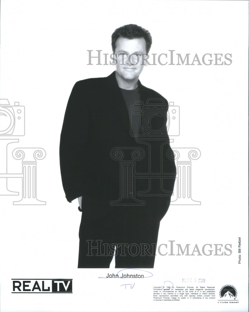 2001 Press Photo John Johnston Actor Real TV- RSA11039 - Historic Images