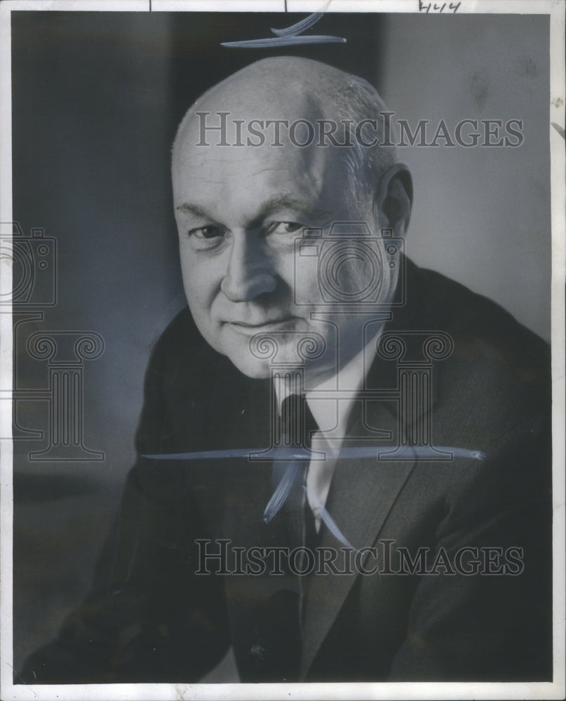 1960 Press Photo Vice pres Harry Harding Young Rubicam- RSA11065 - Historic Images