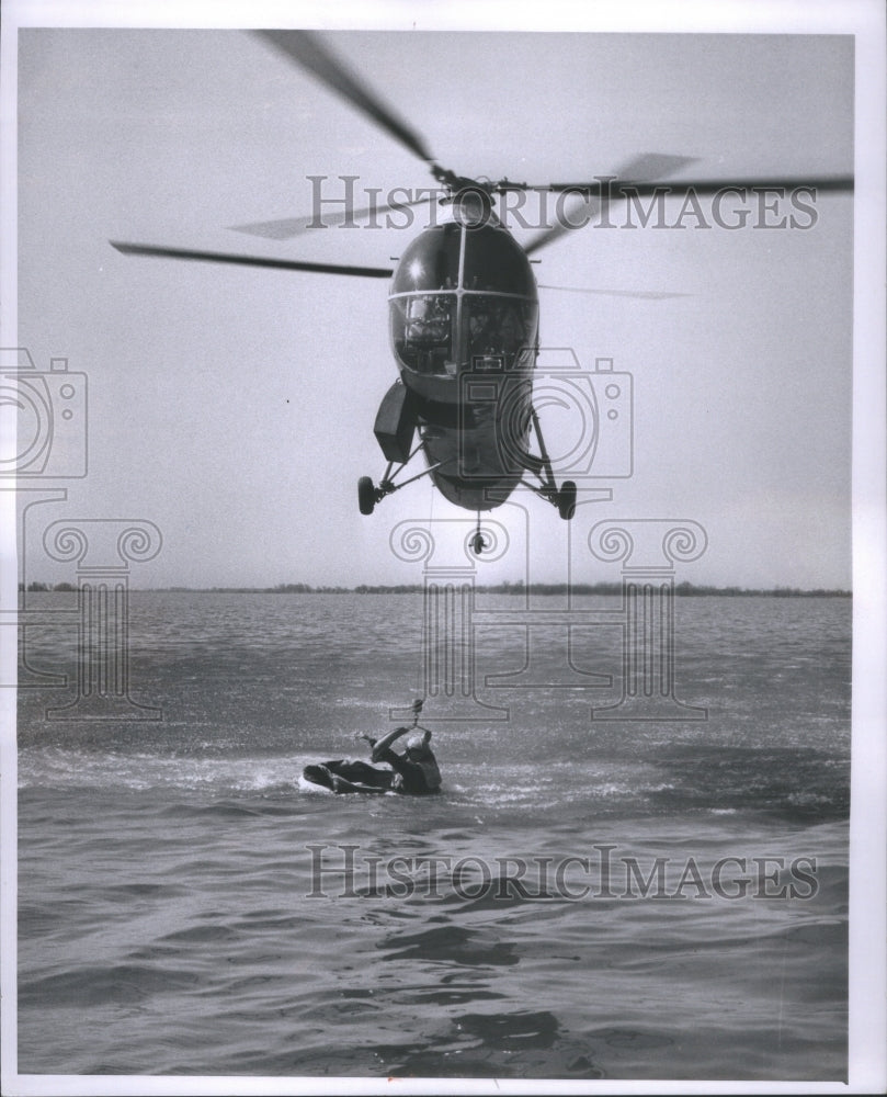 1958 Navy Slip-Sling Harness Overhead Air-S - Historic Images