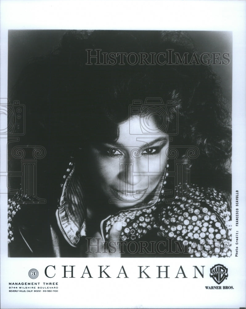 1983 Chaka Khan-Queen Funk- Grammy Award Wi - Historic Images