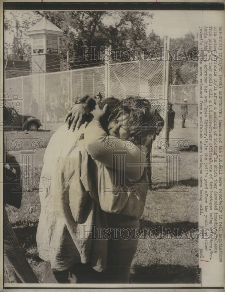 1972 Jail Annie Ruth Rice James Prison - Historic Images