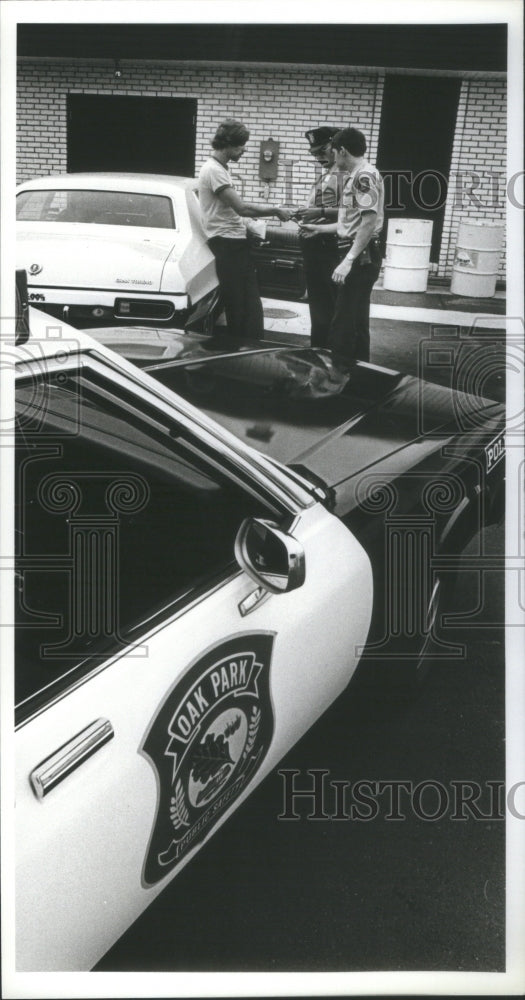1980 Oak Park Public Safety officers Karl W - Historic Images