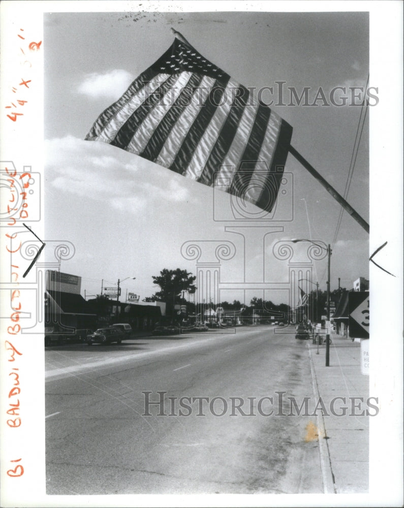 1983 Michigan Cities Baldwin Street - Historic Images