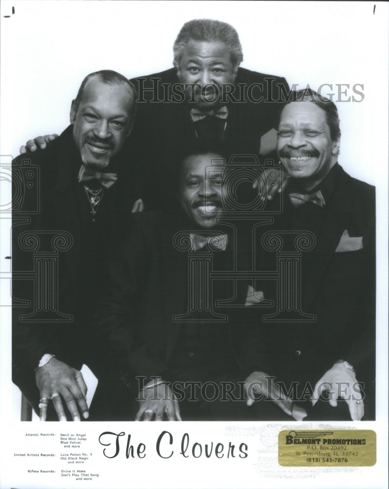 1991 Musical Group The Clovers - Historic Images