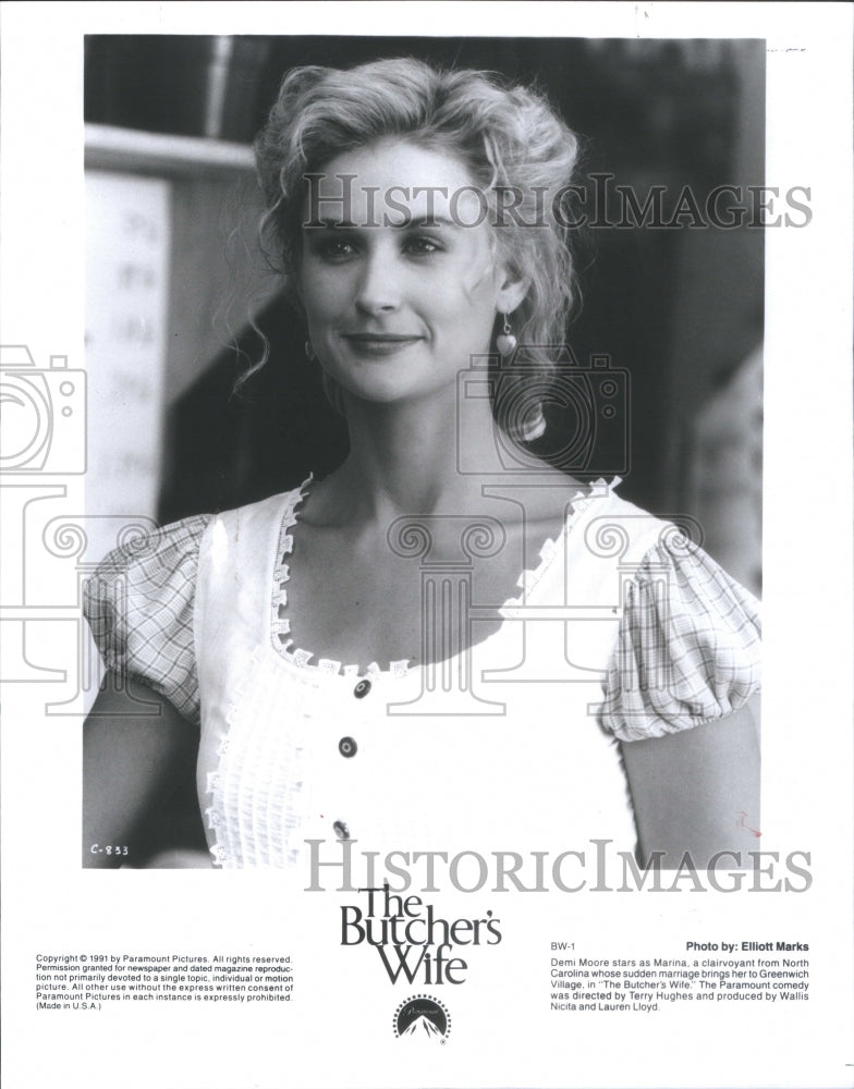 1991 Demi Moore Marina Clairvoyant North Ca - Historic Images