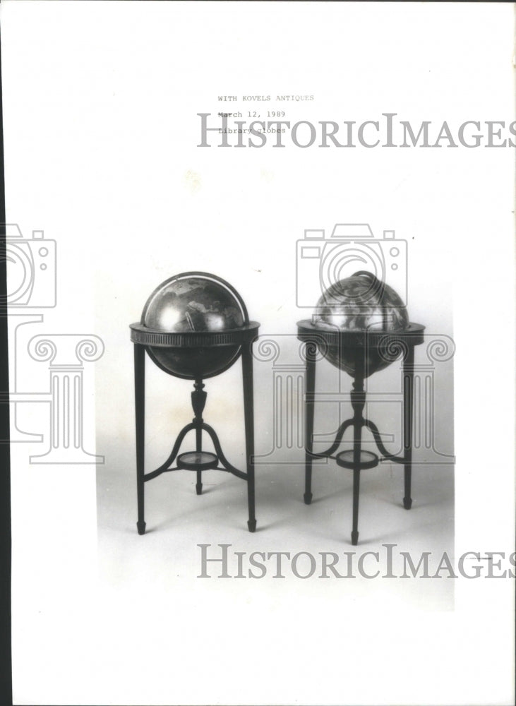 1989 England globes sold NY Sotheby - Historic Images