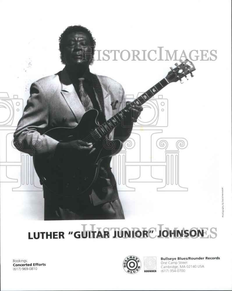 1995 Luther &quot;Guitar Junior&quot; Johnson Blues S - Historic Images