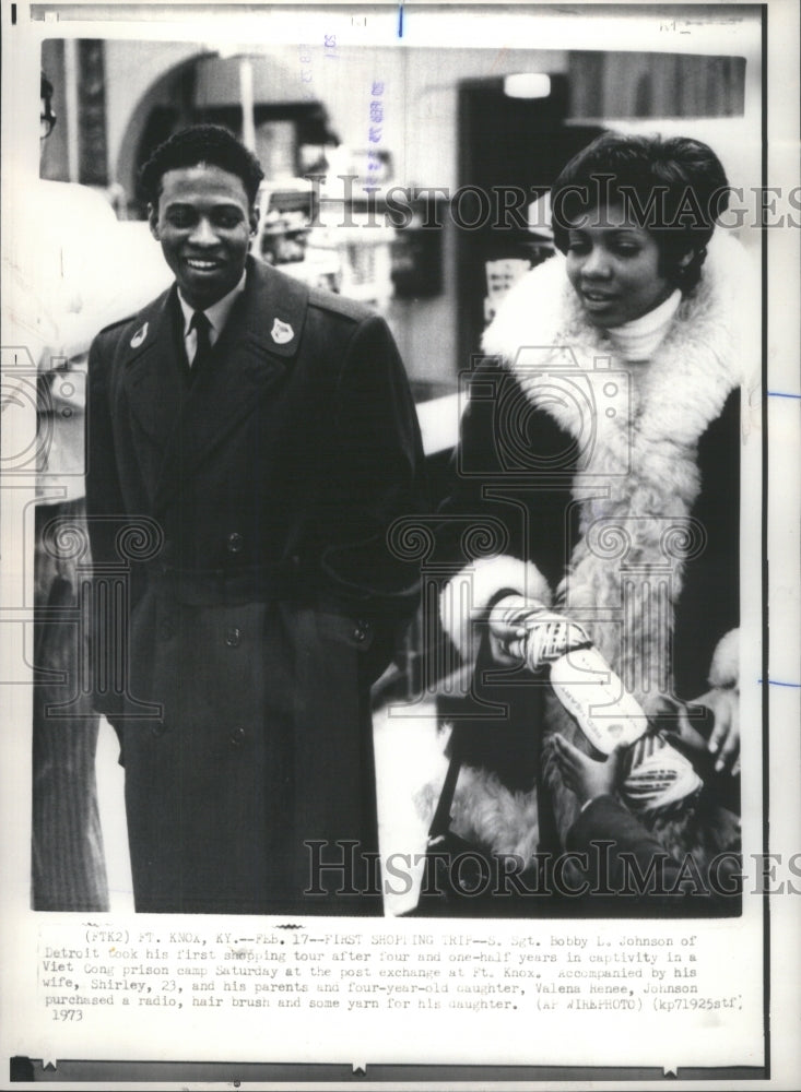 1973 Press Photo Sgt Bobby L.Johnson Detroit Viet Cong- RSA12123 - Historic Images