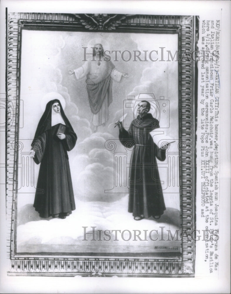 1959 Spanish Nun Joaquina Veroruna De Mas I - Historic Images