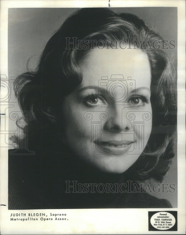 1975 Press Photo Judith Blegen Operatic Lyric Soprano- RSA12363 ...