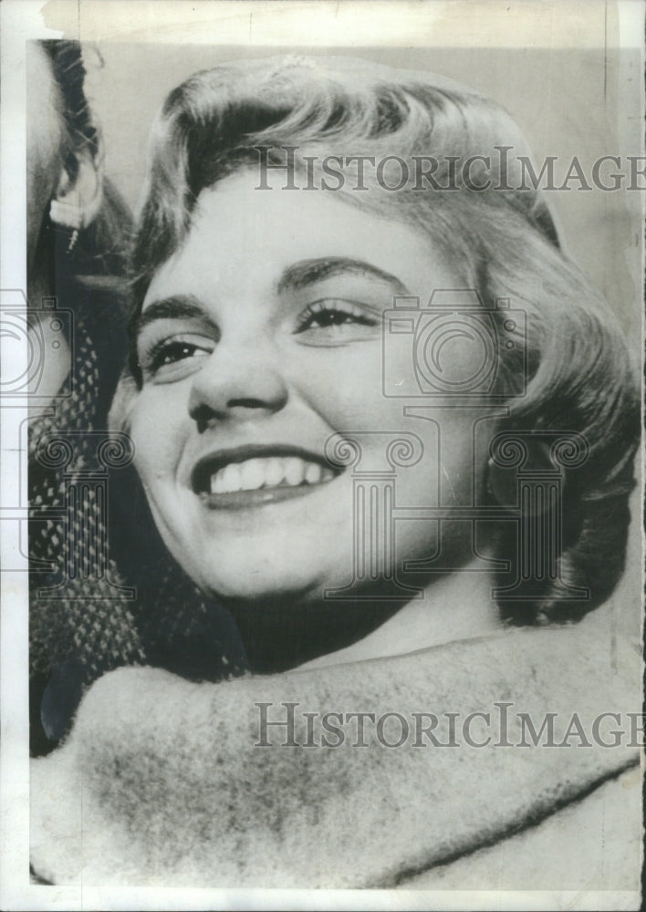 1961 Miss Melanie Adams Miss Elkhart Singer - Historic Images