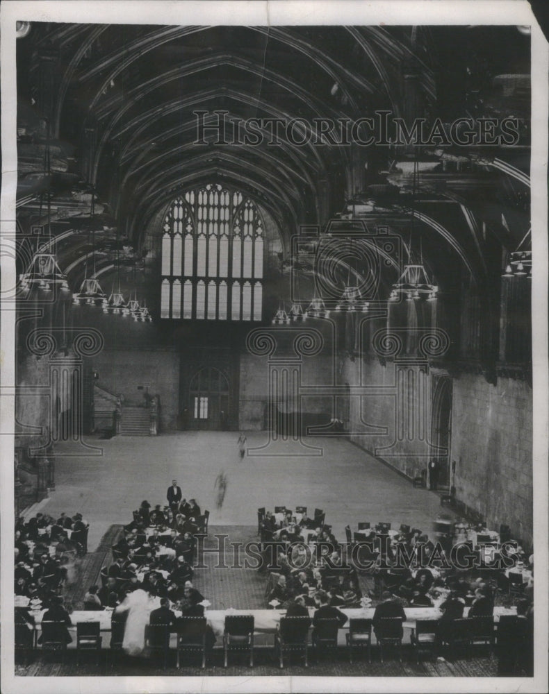 1937 Press Photo Reception Westminster Hall Anthony Ede- RSA12553 - Historic Images