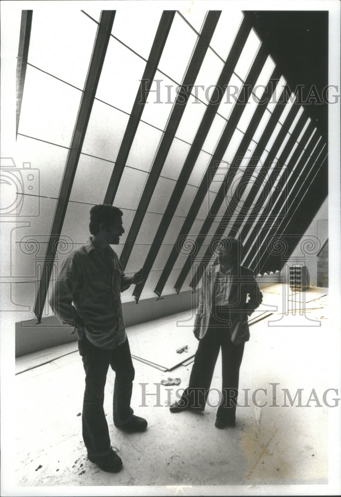 1980 Press Photo Tom Hirsch community development Soldi - Historic Images