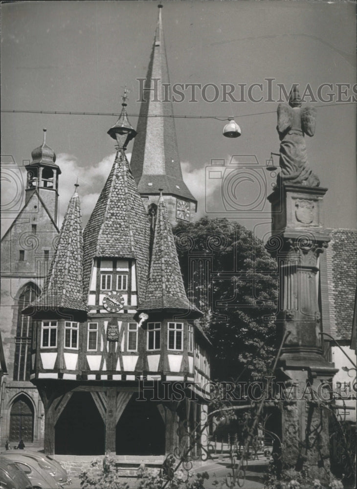 1965 exterior of Michelstadt in Odenwald, G - Historic Images