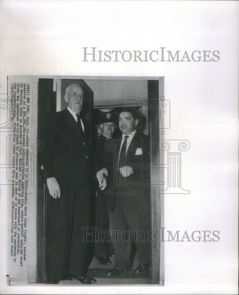 1951 Bookie Harry Gross enters special sess - Historic Images