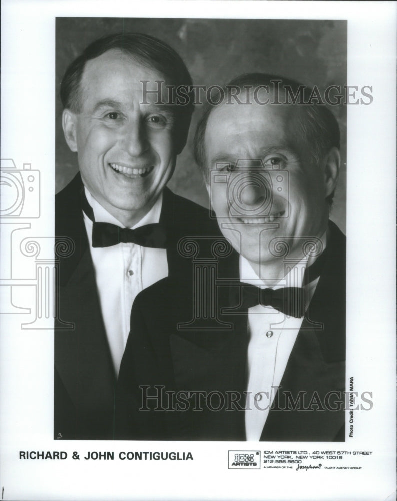 1992 Press Photo Piano Duo Richard and John Contiguglia- RSA12973 - Historic Images