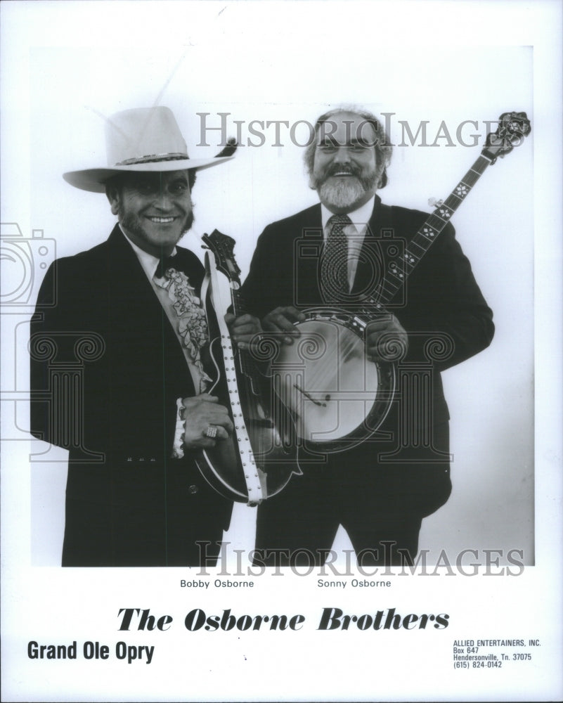 1992 The Osbourne Brothers Bluegrass Band S - Historic Images