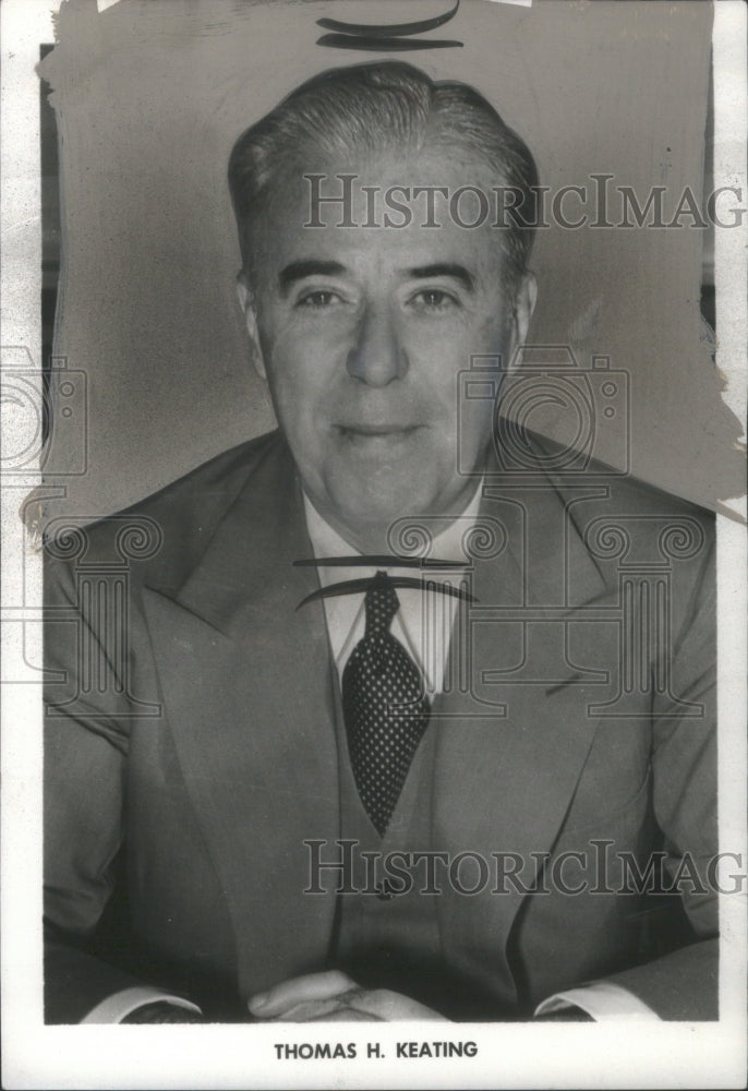 1959 Thomas H Keating Business Executive - Historic Images