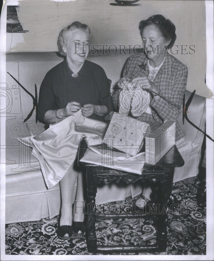 1957 Mrs. David Richard And Mrs. Phleps New-Historic Images