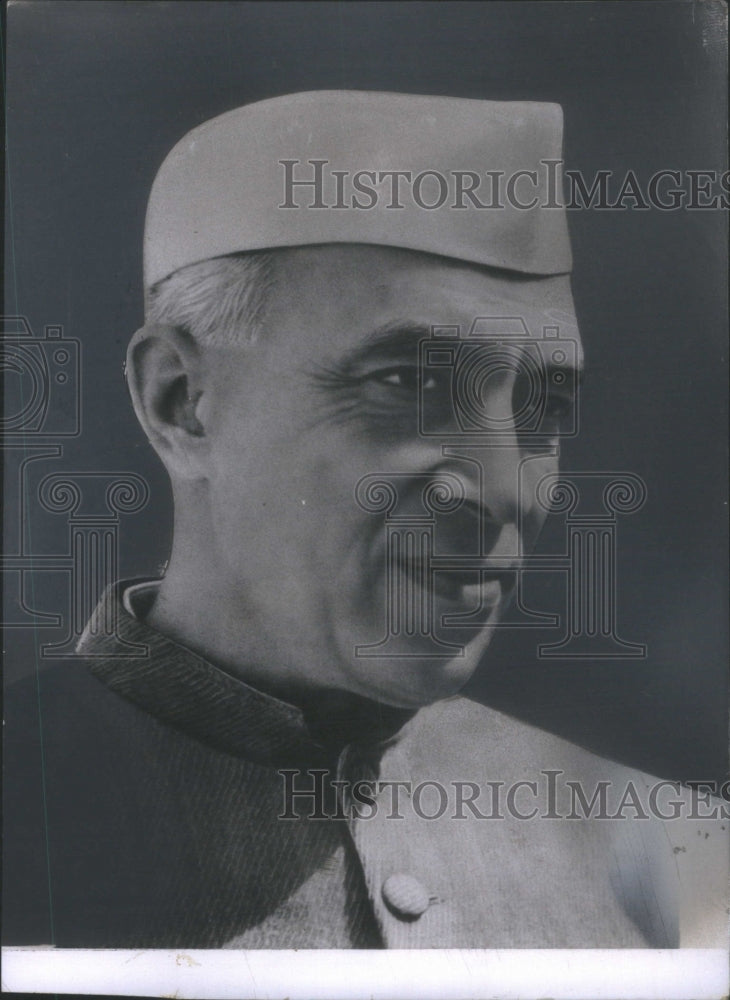 1955 Press Photo Prime Minister Jawaharlad Nehru Of Ind- RSA13829 - Historic Images