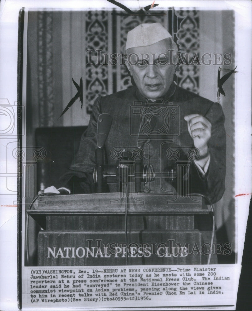 1956, Prime Minister Jawaharlal Nehru of Ind- RSA13835 - Historic Images