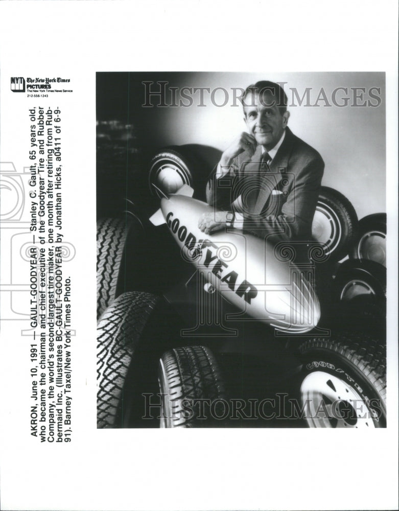 1991 Chairman/CEO Of Goodyear Tire And Rubb - Historic Images