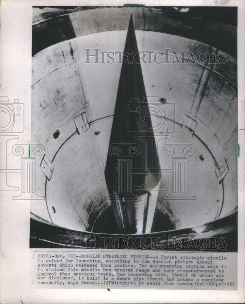 1966 Soviet strategic missile Novosti Pine-Historic Images