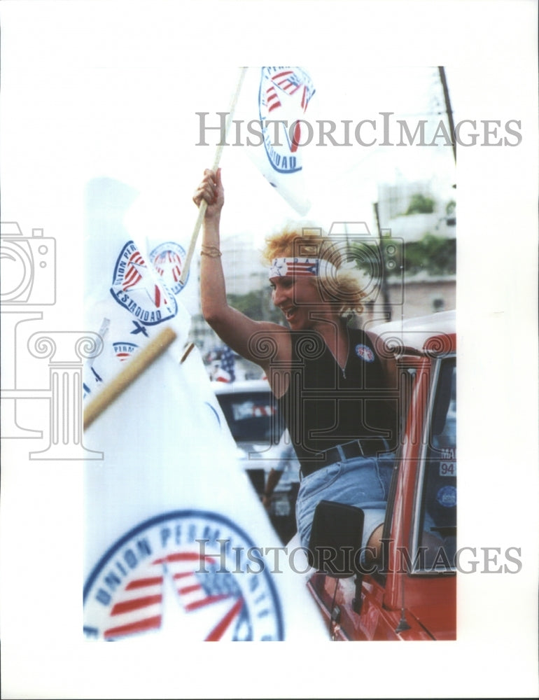 1993 In San Juan, Puerto Rico, statehood su-Historic Images