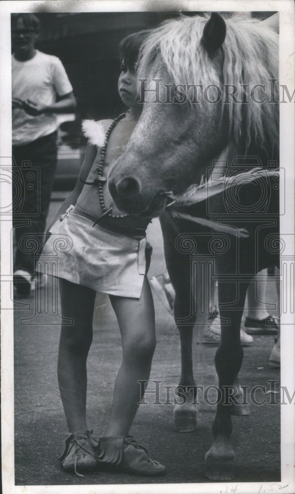 1970 Press Photo Parades Horsemen Action United States - Historic Images