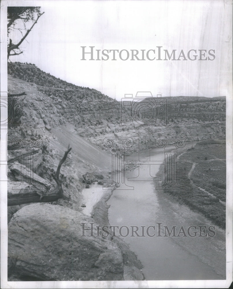 1958 Dam Reservoir diversion tunnel Built-Historic Images