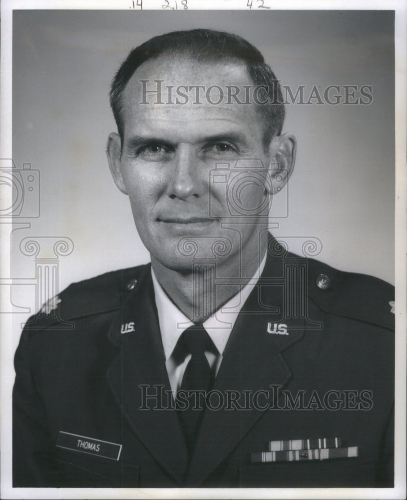 1973 Press Photo Maj James C Thomas Air Force Academy- RSA14483 - Historic Images