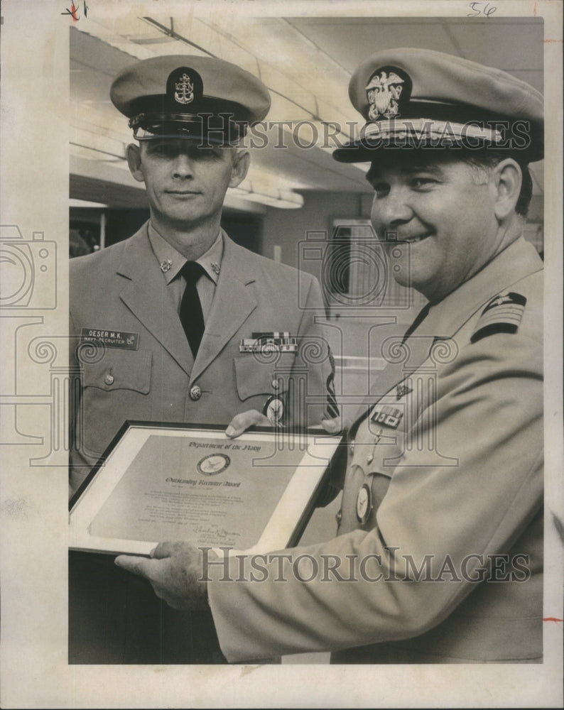 1969 Press Photo M.K.Oeser Machinist s Recruiter Denver- RSA14517 - Historic Images