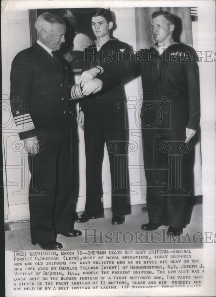 1950 Admiral Forrest P. Sherman U.S. Navy-Historic Images